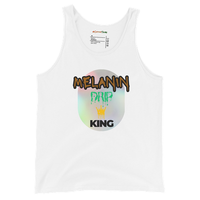 #CotitoTribe Collection Drip King Men's Organic Cotton Tank Top