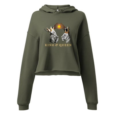 #CotitoTribe Collection King &amp; Queen Cropped Hoodie