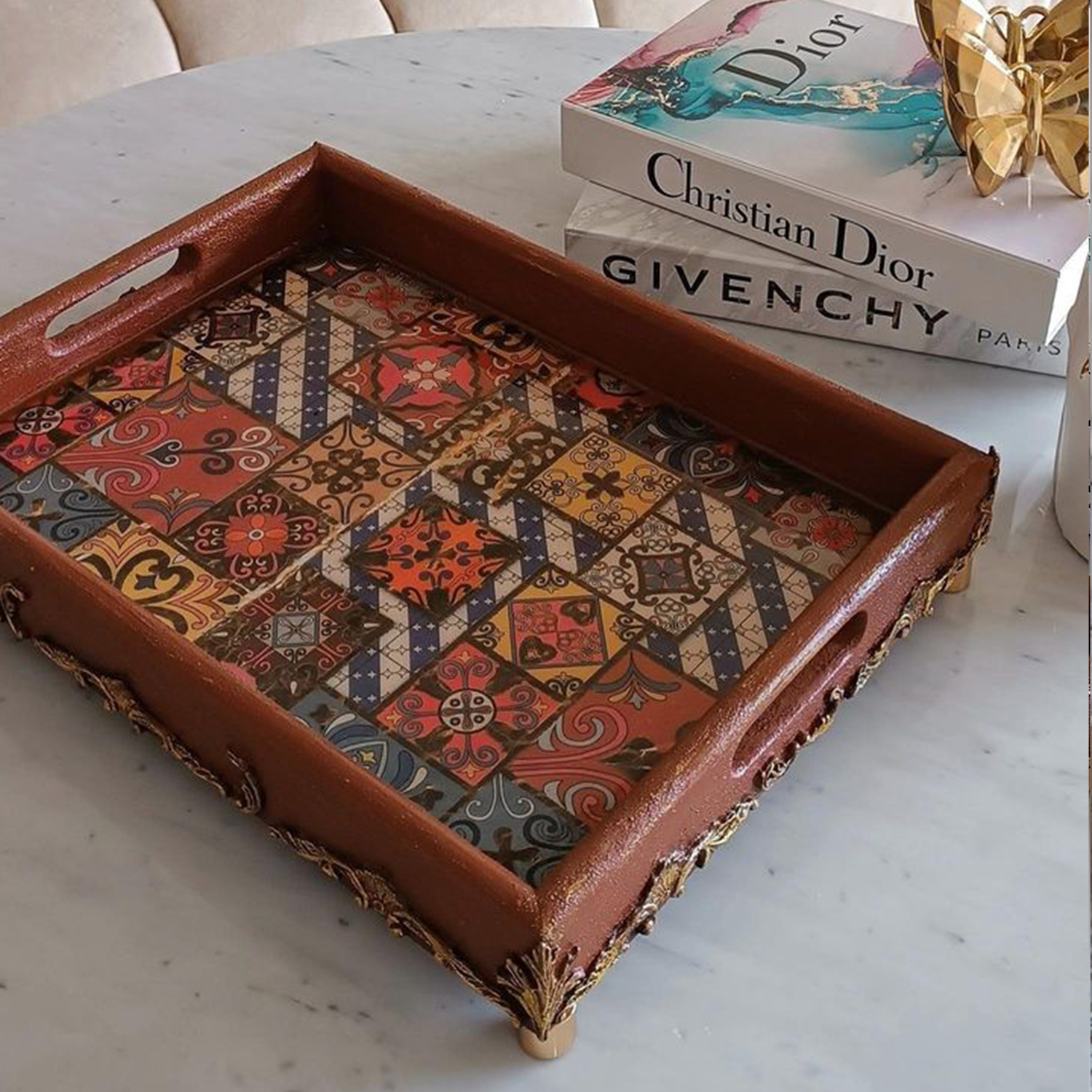 Moroccan Moastic Tray