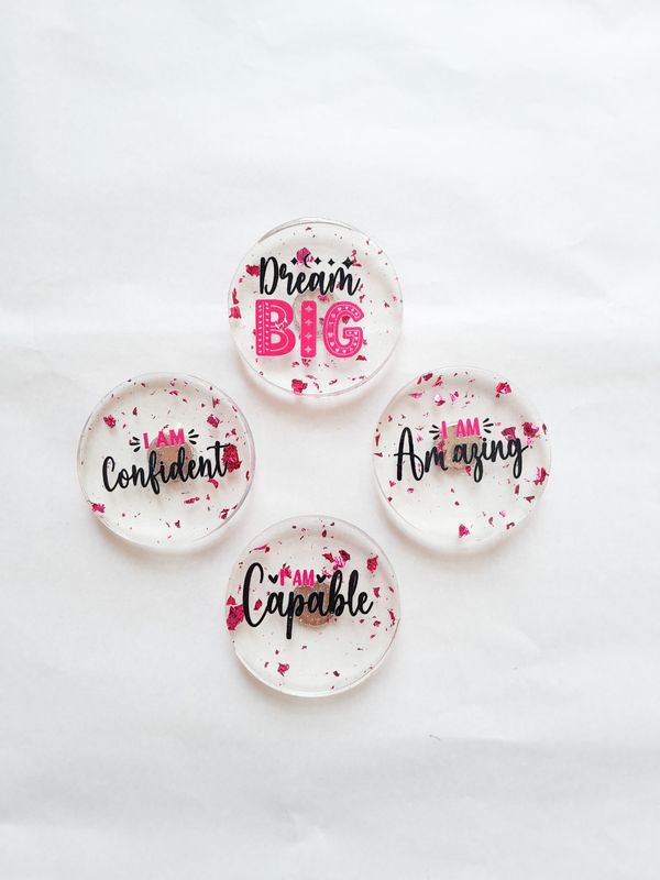 EmpowerHer Resin Fridge Magnets
