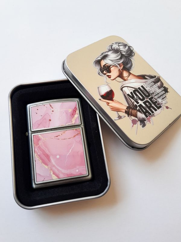 Custom Sublimation Gift Lighter Set