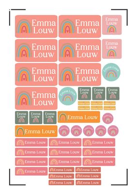 Kids Name Stickers