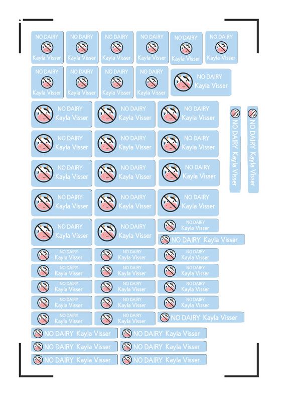 Kids Medical Alert Stickers