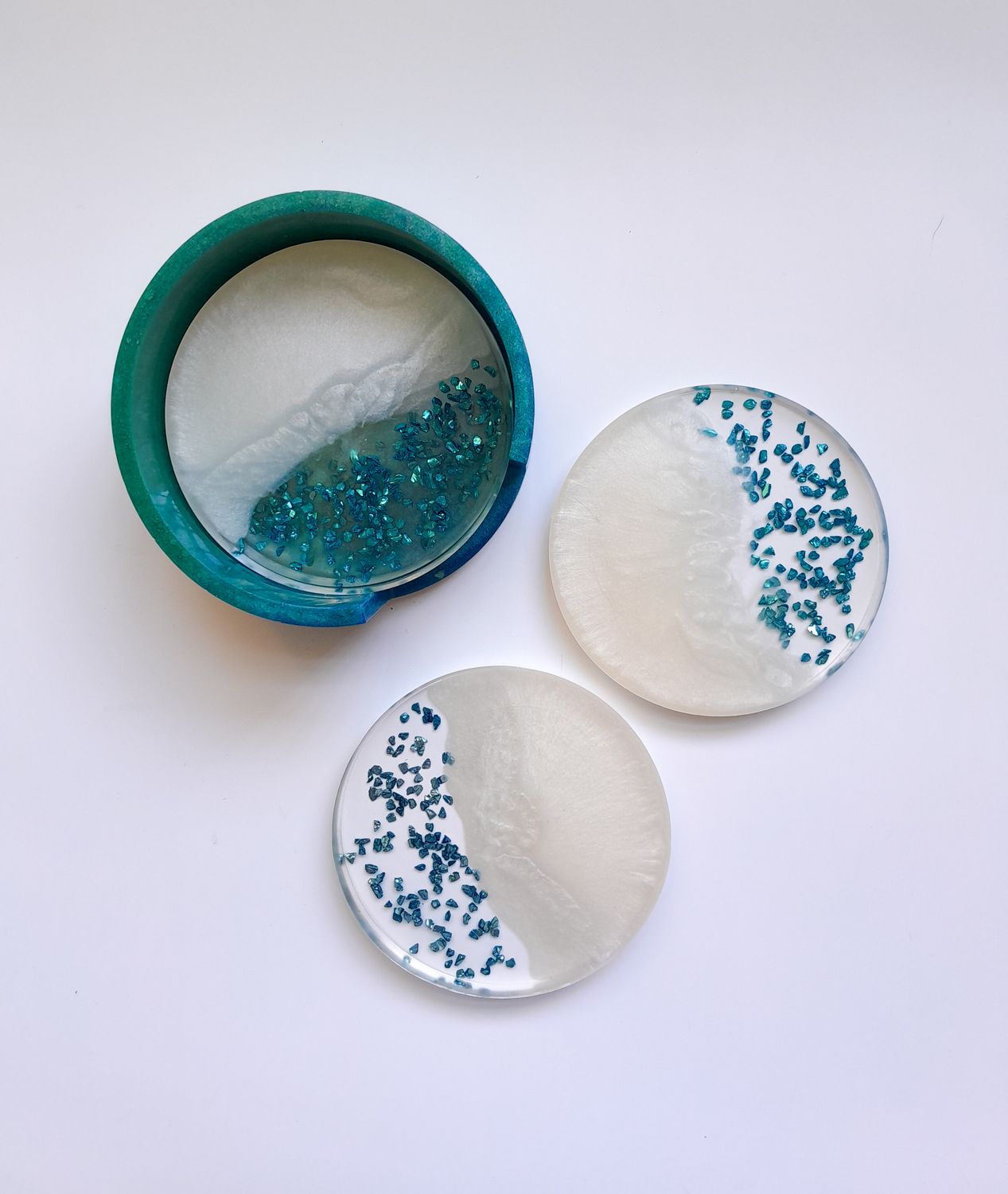 Resin Coaster Set of 4