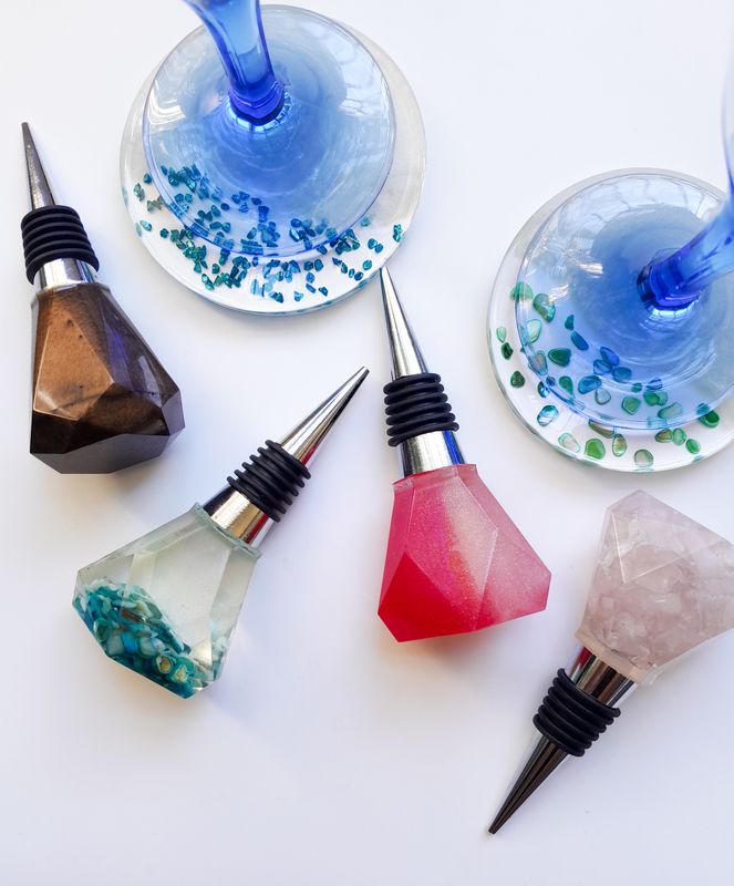Custom Resin Wine Stopper