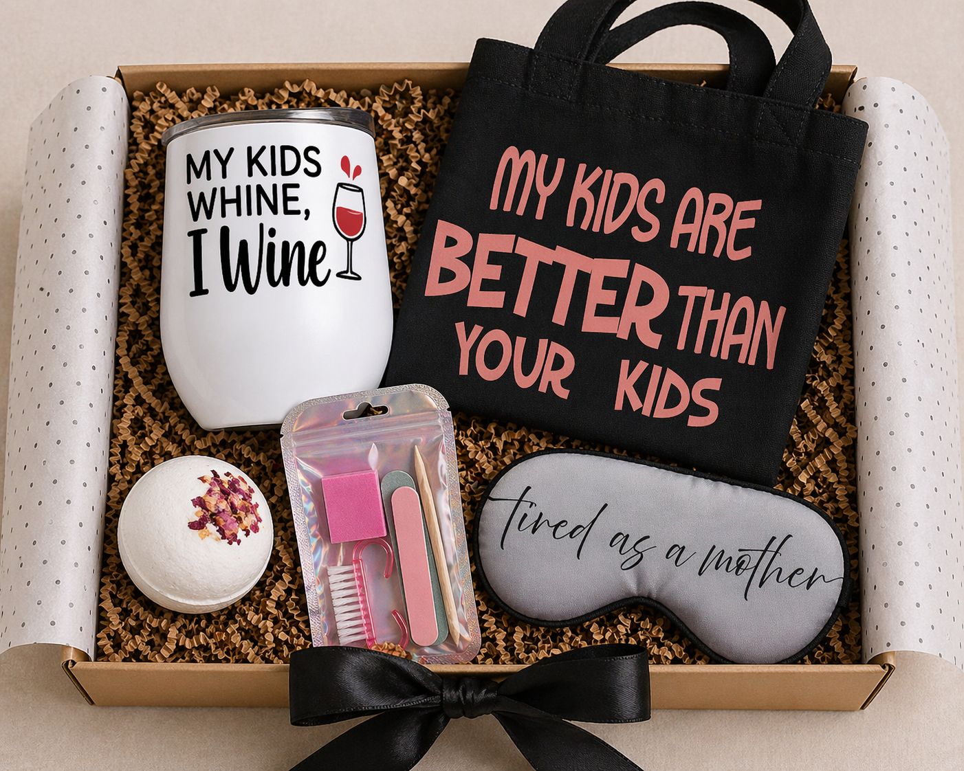 ​My Kids Whine, I Wine Gift Box