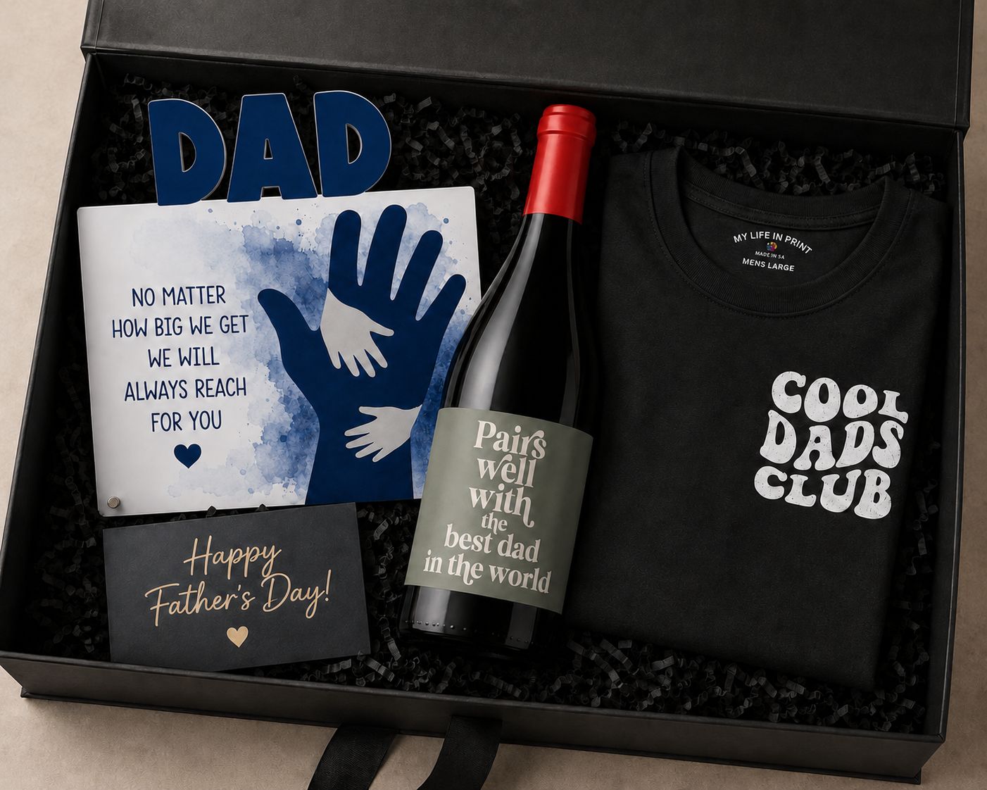 The Best Dad Wine Box