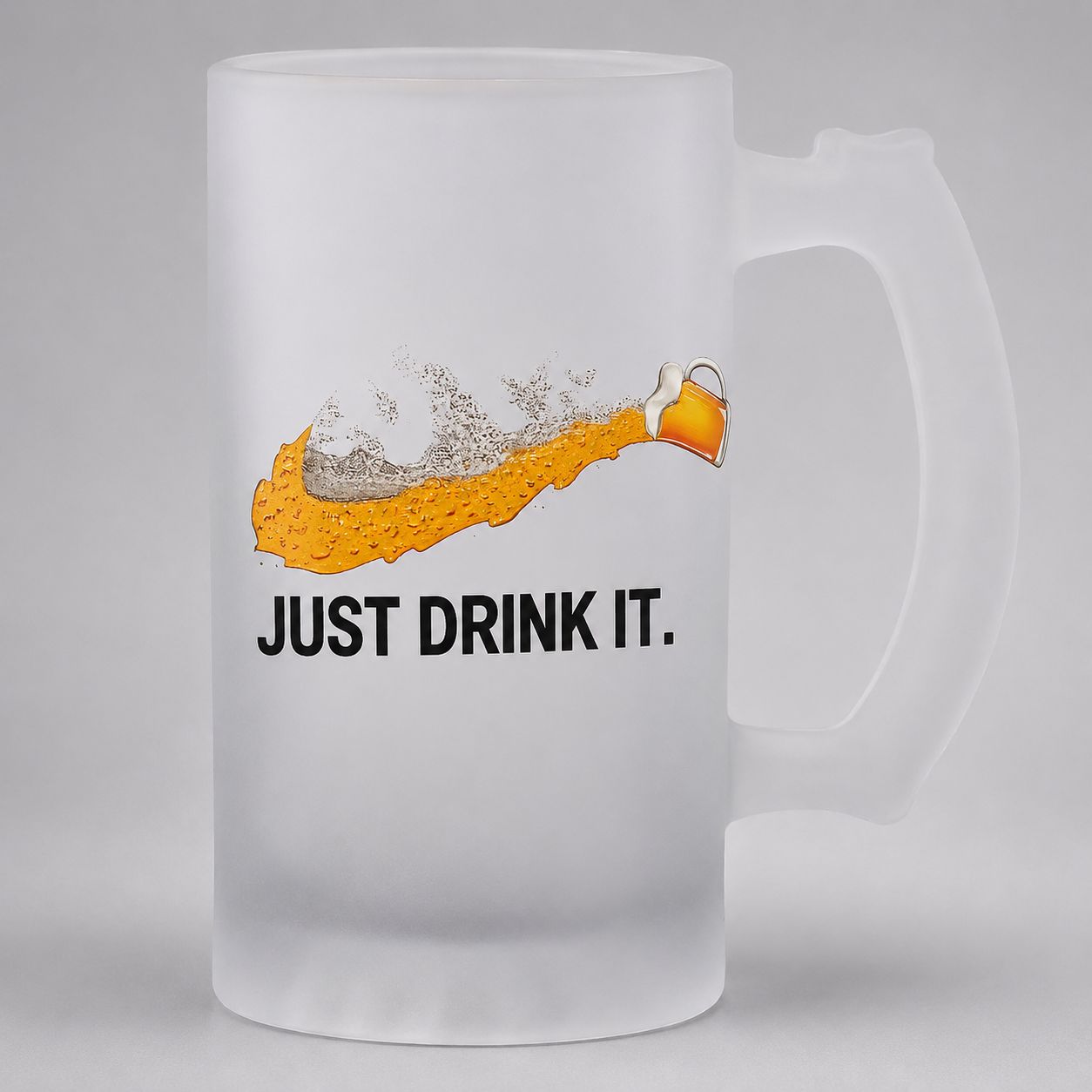Personalised Frosted Beer Mug