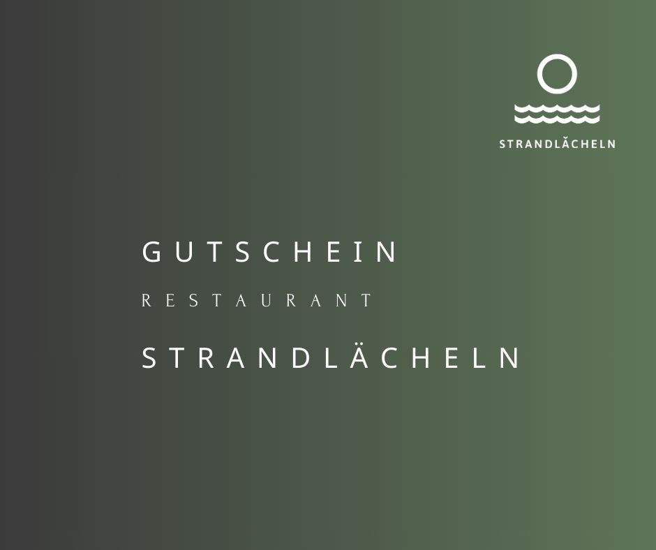Gutschein für das Restaurant ab 25 Euro