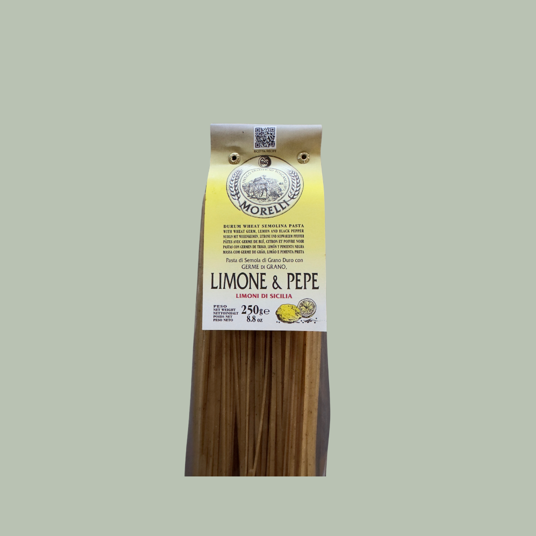 Linguine Zitrone und Pfeffer mit Weizenkeimen 250 gr