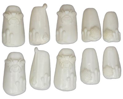 3D Printed Honey Bee Press-On Nails