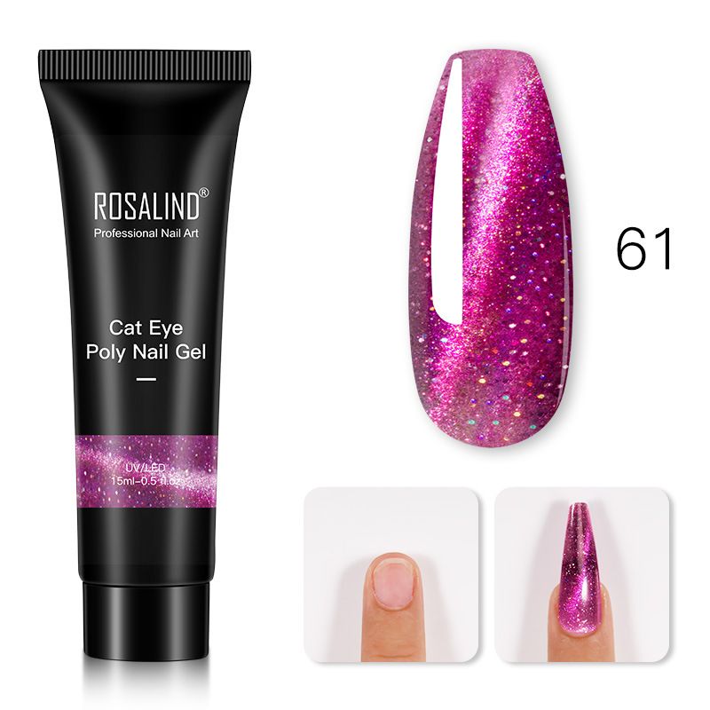 Nail Polish Quick Crystal Flash Manicure Glue., Color: Re09-61 (single)