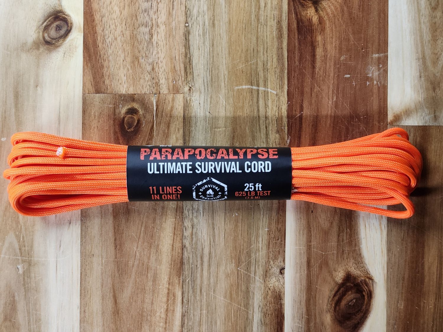 Parapocalypse Ultimate Survivor Cord - Neon Orange
