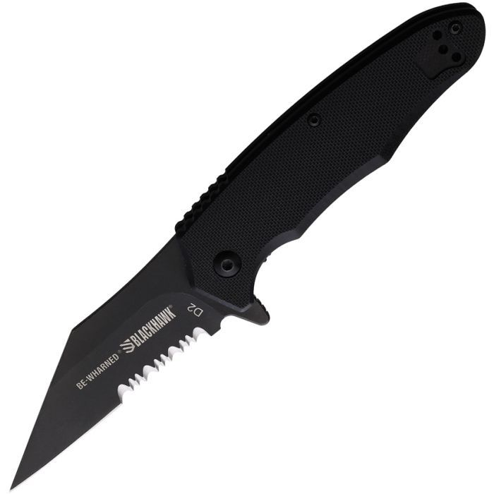 Blackhawk Be-Wharned Partial Serrated Blade