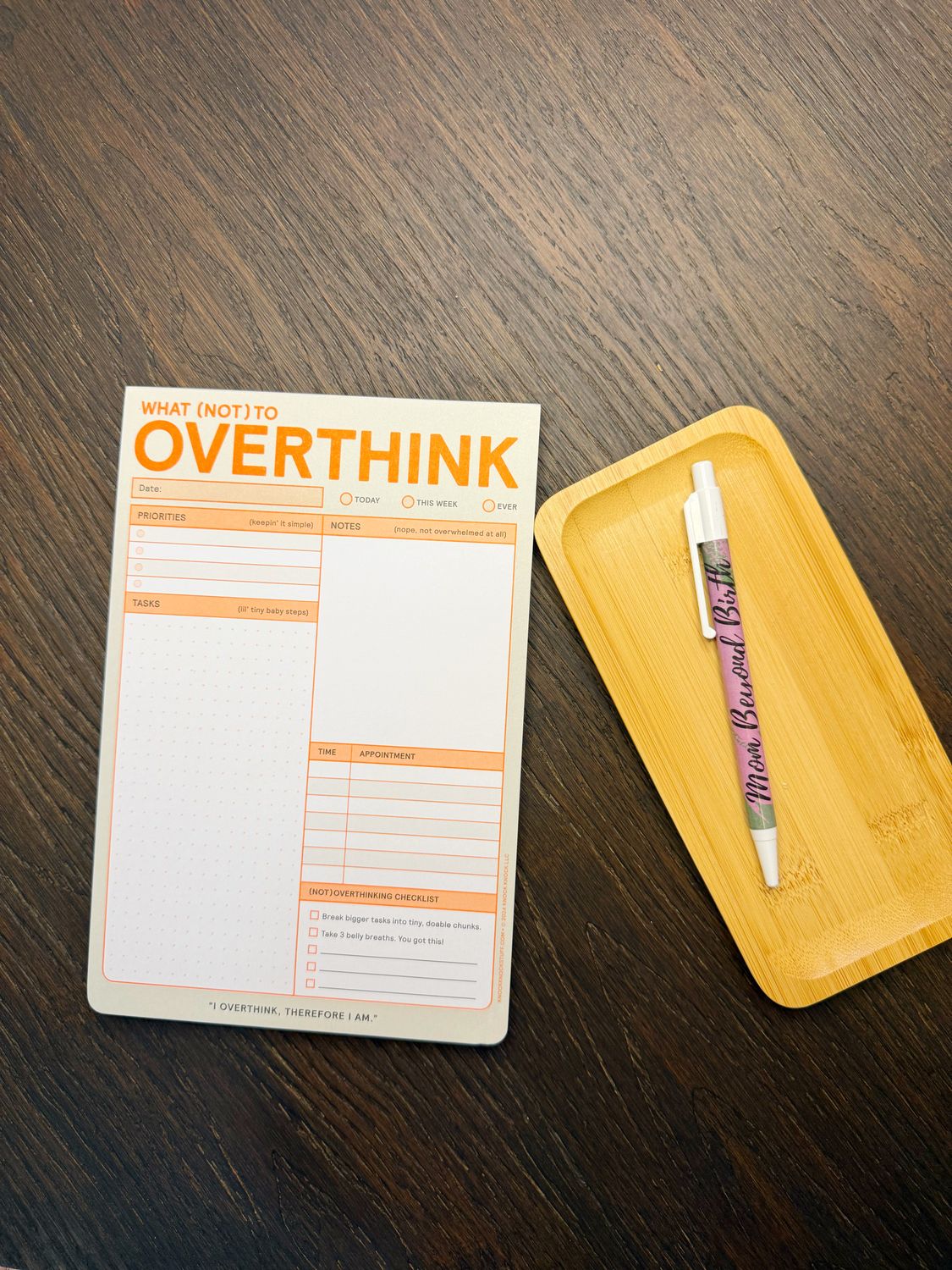 What Not to Overthink Notepad