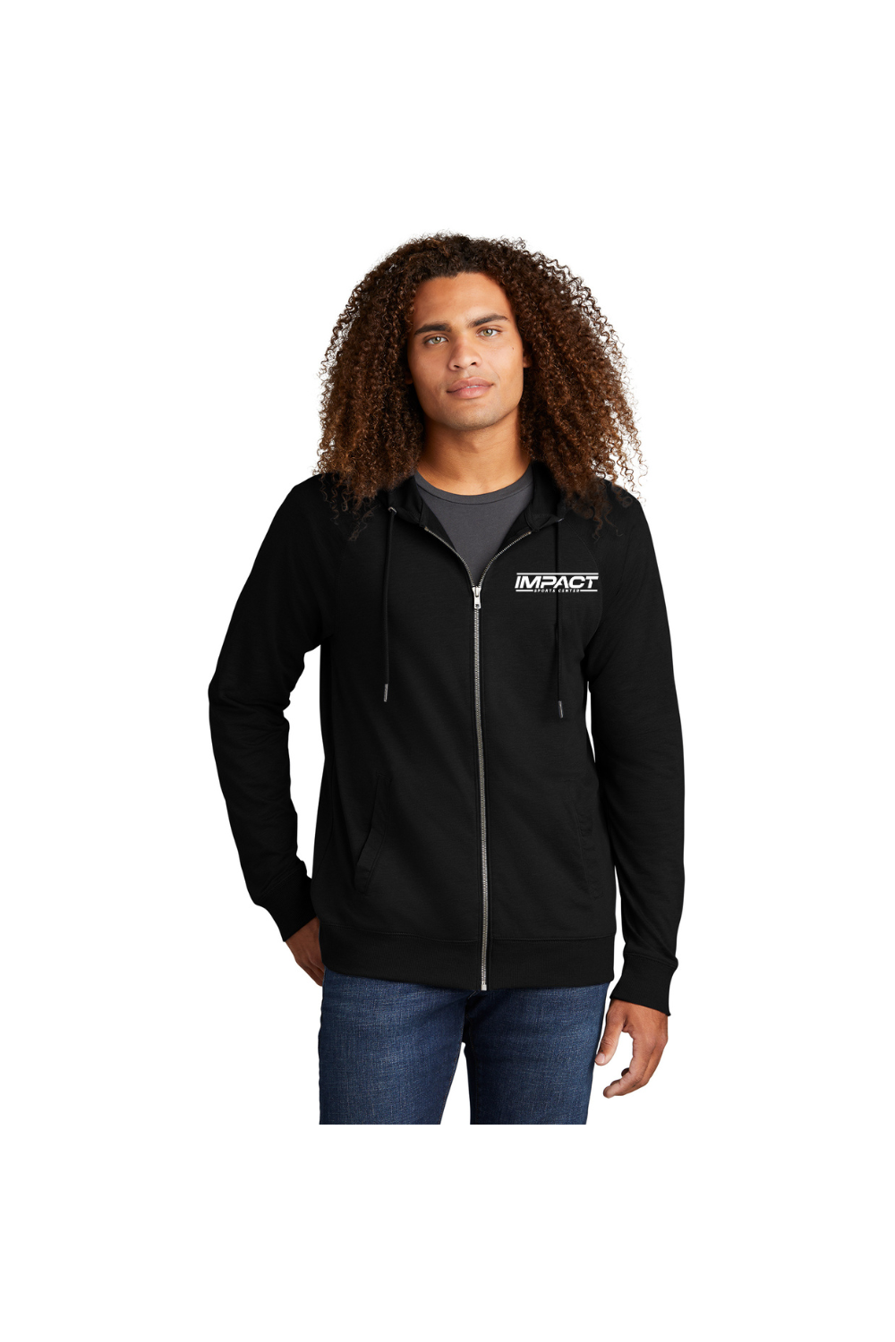 District® Featherweight French Terry™ Full-Zip Hoodie - Black