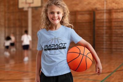 Youth - Light Blue - Elite Basketball - Empty Back