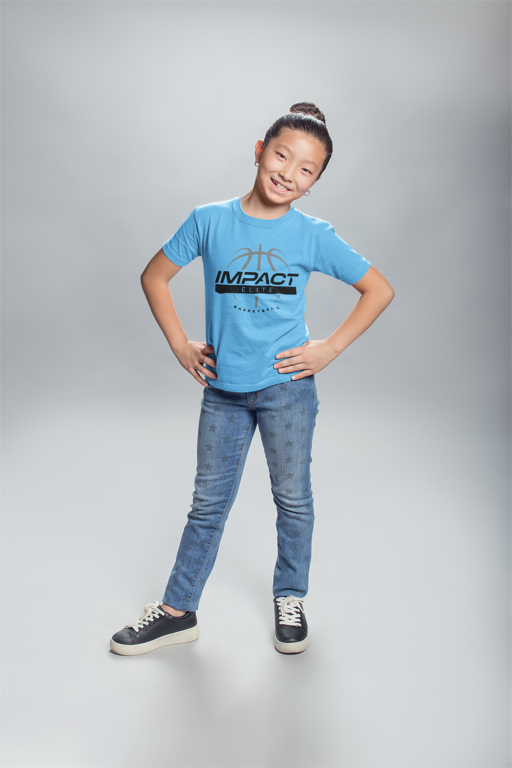 Youth - Light Blue - Elite Basketball - Empty Back