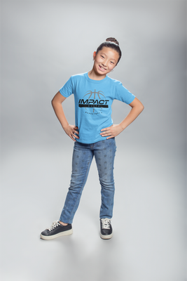 Youth - Light Blue - Elite Basketball - Empty Back