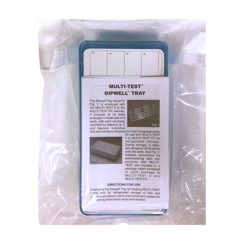 DipWell Tray with Lid for Multi-Test® II/PC