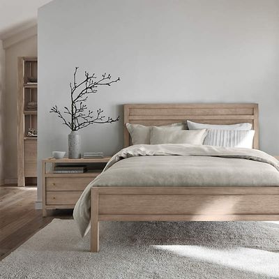 Aire Natural Hemp Reversible Warm Natural Queen Duvet Cover