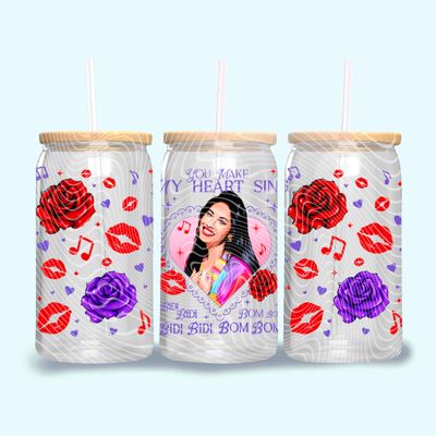 You make my heart sing glass cup