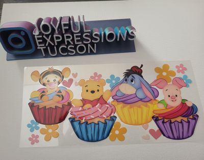 Pooh &amp; friends cupcake