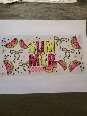 Summer watermelon uvdtf