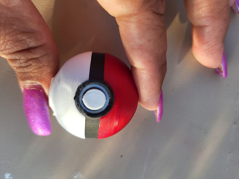 Pokemon ball strawtopper 8mm