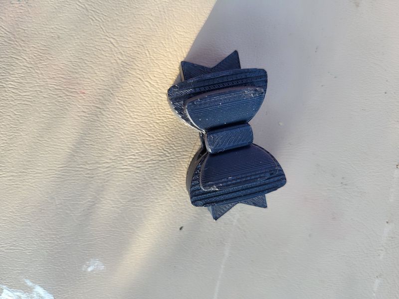 Coquette bow 3d strawtopper 8mm