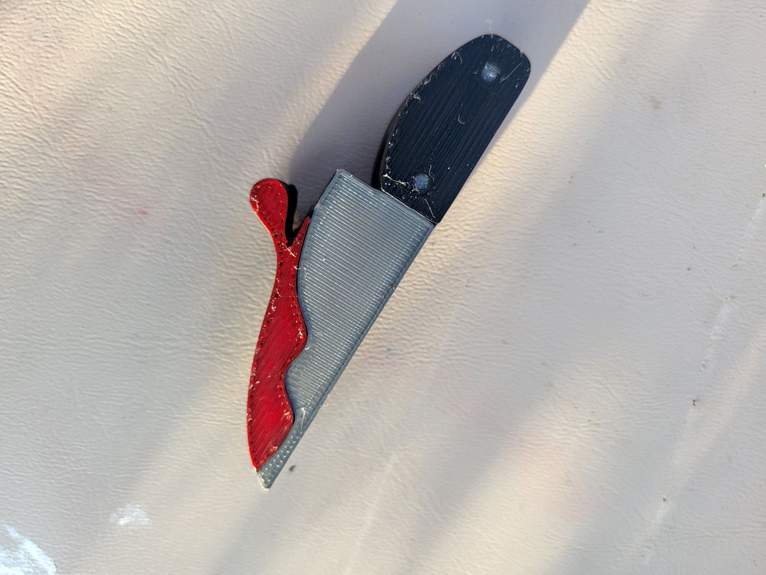 Bloody knife 3d strawtopper 8mm