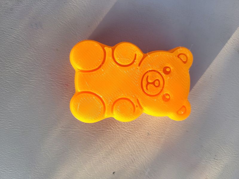 Gummy bear 3d strawtopper 8mm