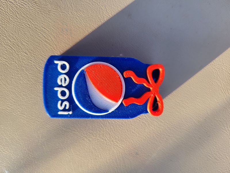 Pepsi 3d strawtopper 8mm