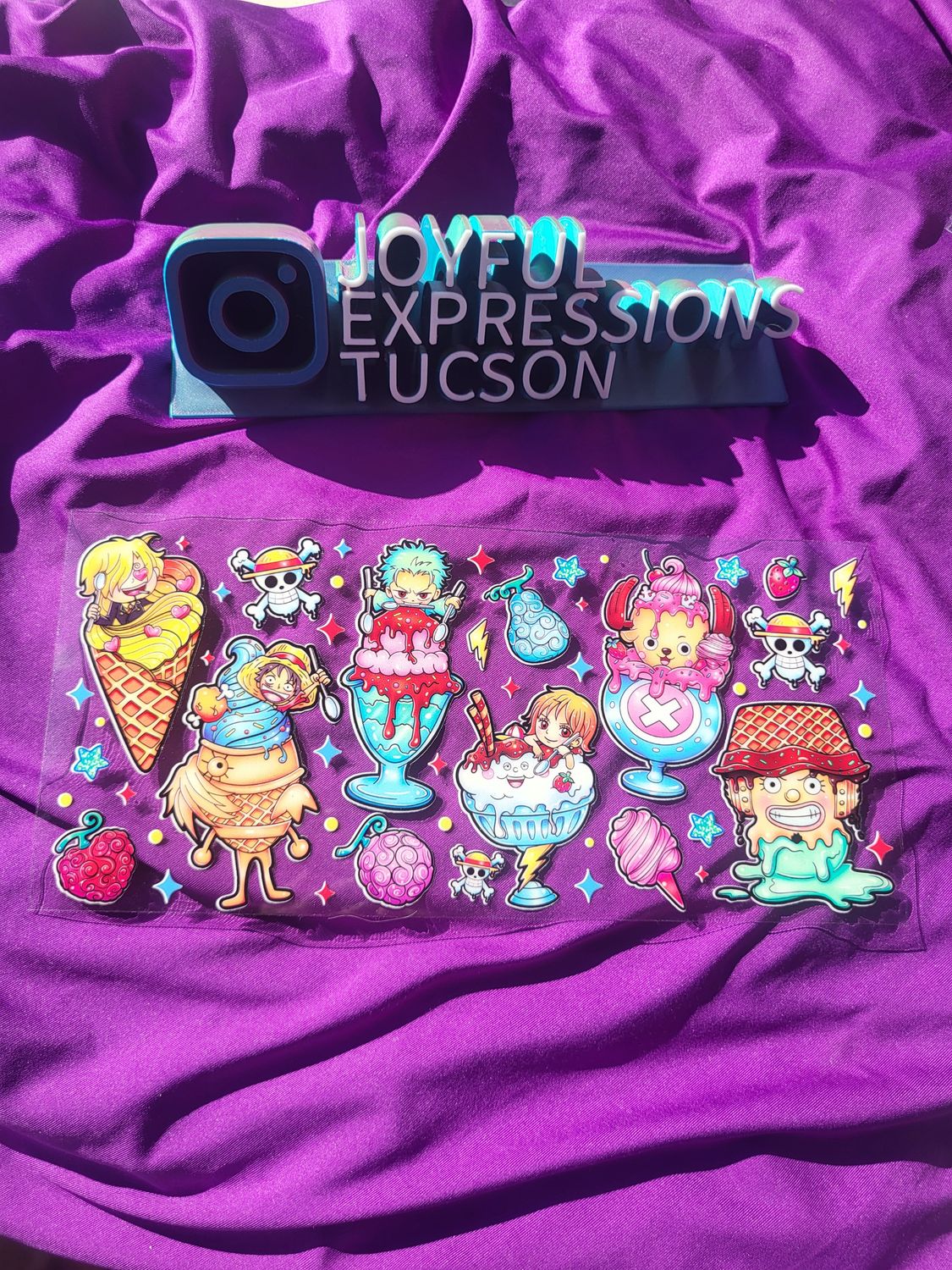 One piece icecream uvdtf