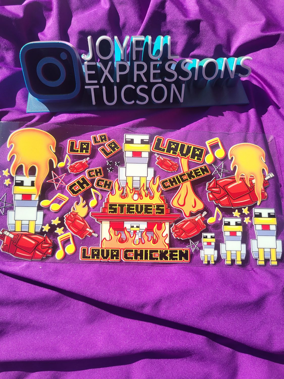 Lava chicken uvdtf
