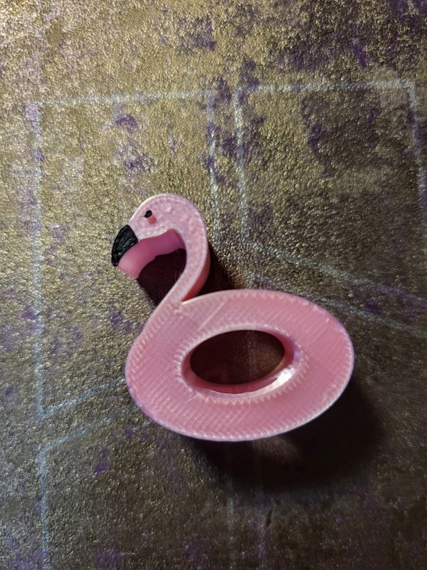 Flamingo 3d topper