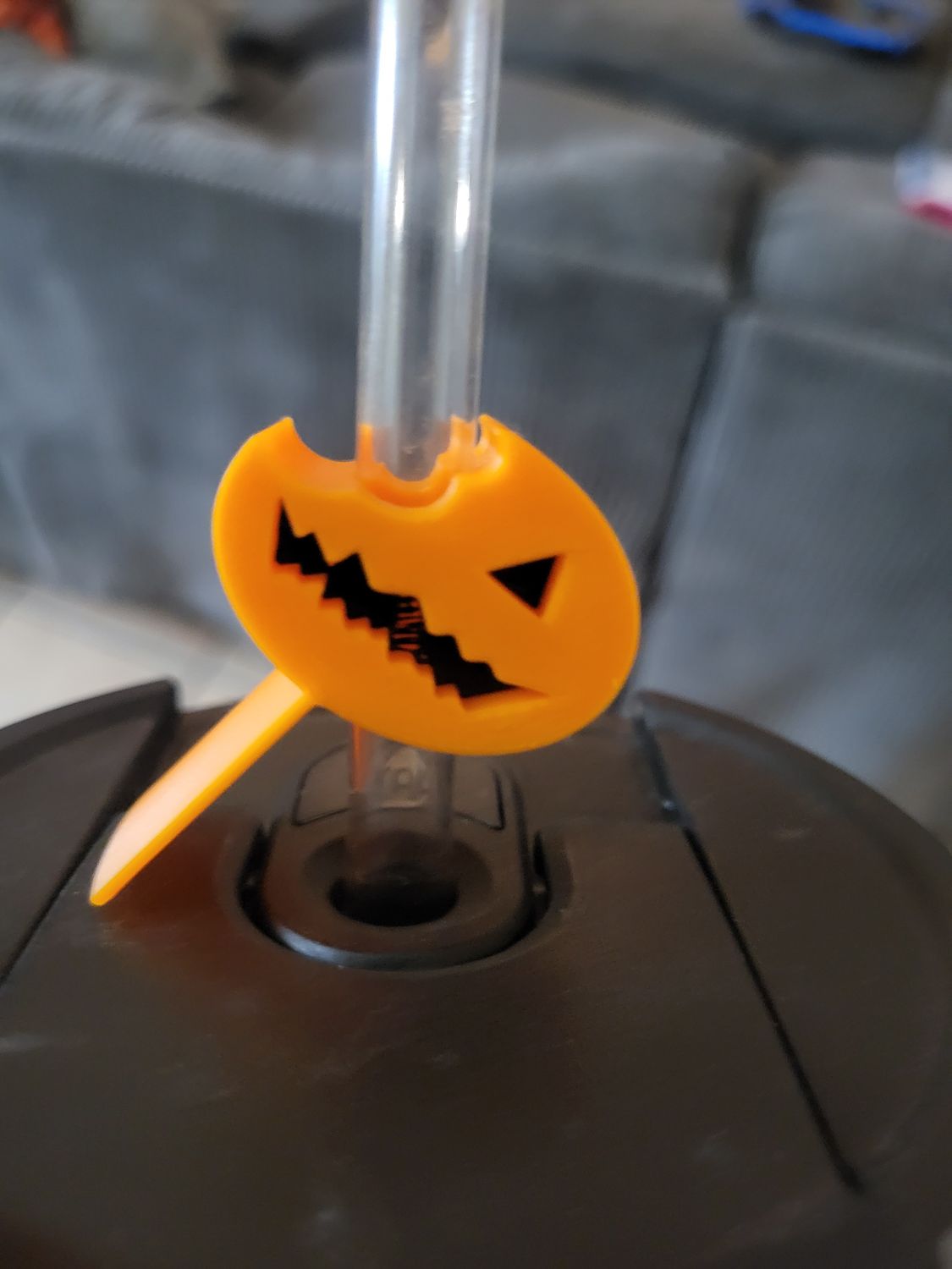 Exclusive Trick r treat lollipop 3d strawtopper