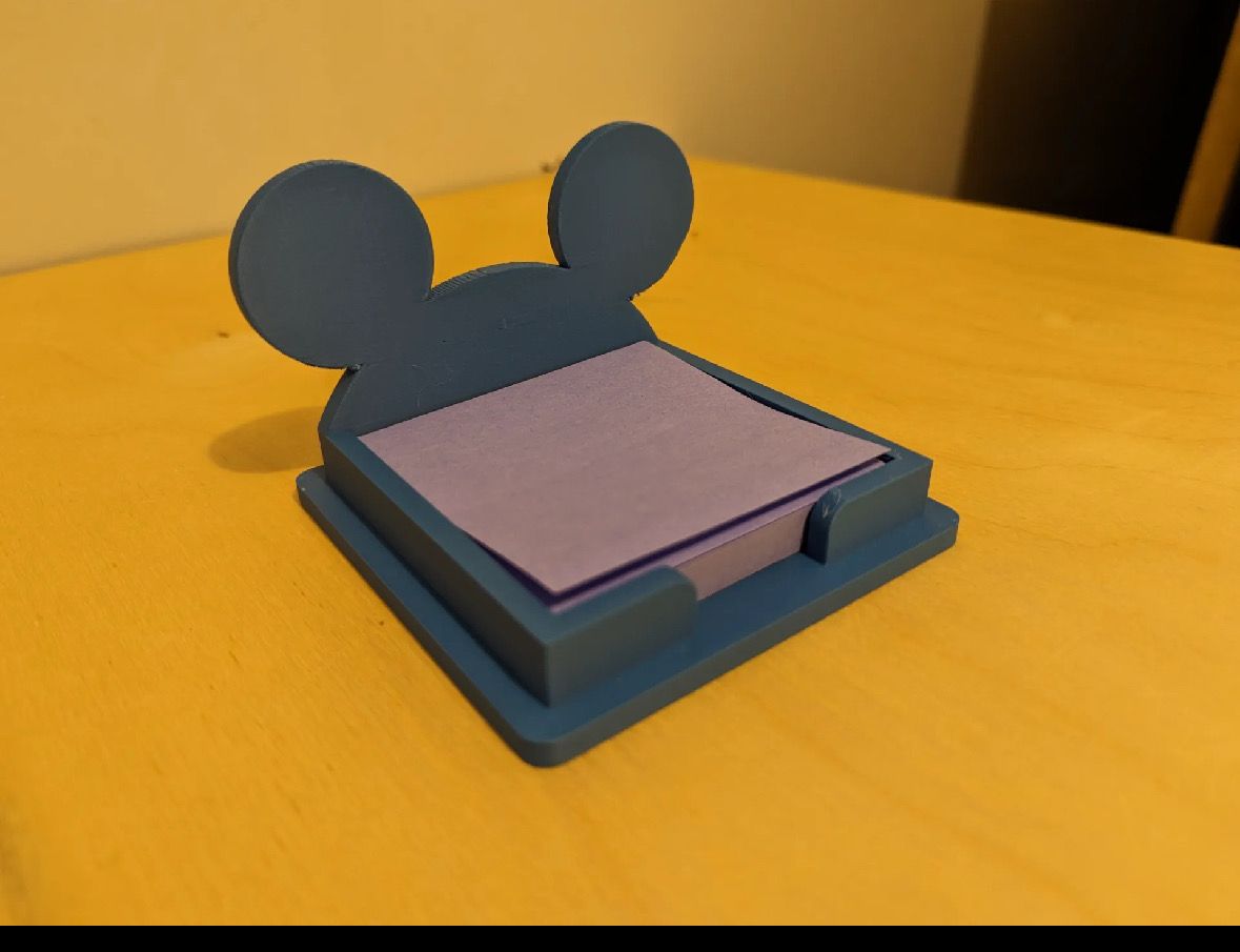 Mouse Notepad Holder