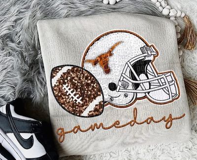 Longhorn Inspired DTF Heat Transfer