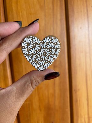 Talavera Heart Strawtopper