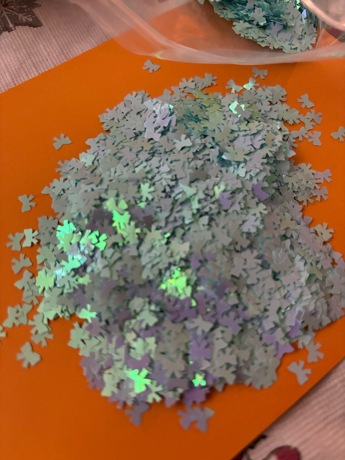 Color shift Coquette Bow Shaped Glitter