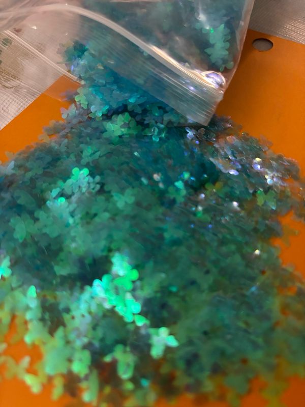 Translucent Color shift Shaped Butterfly Glitter