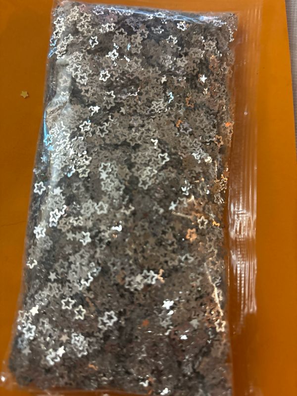 Silver Shaped Glitter
