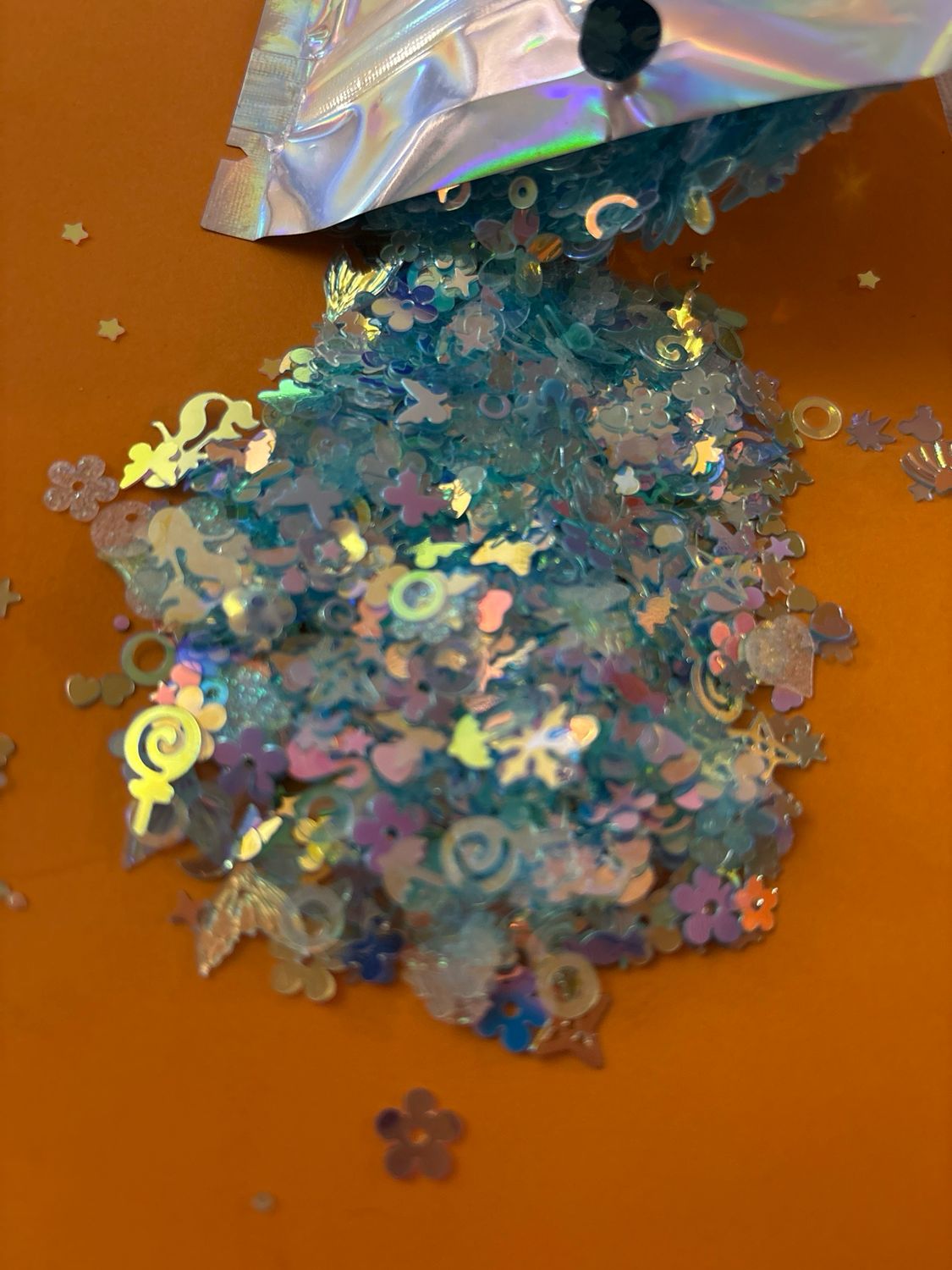 Shaped Glitter Holographic