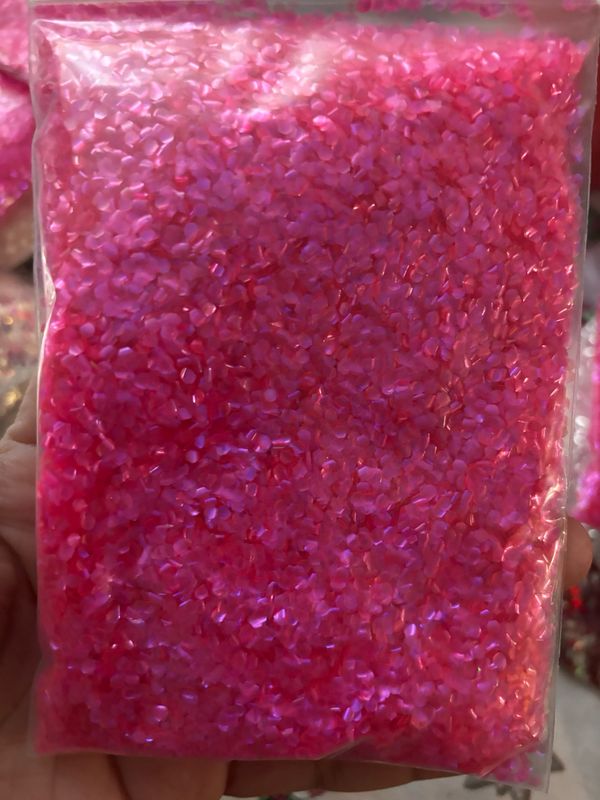 Hot Pink Bubble Glitter