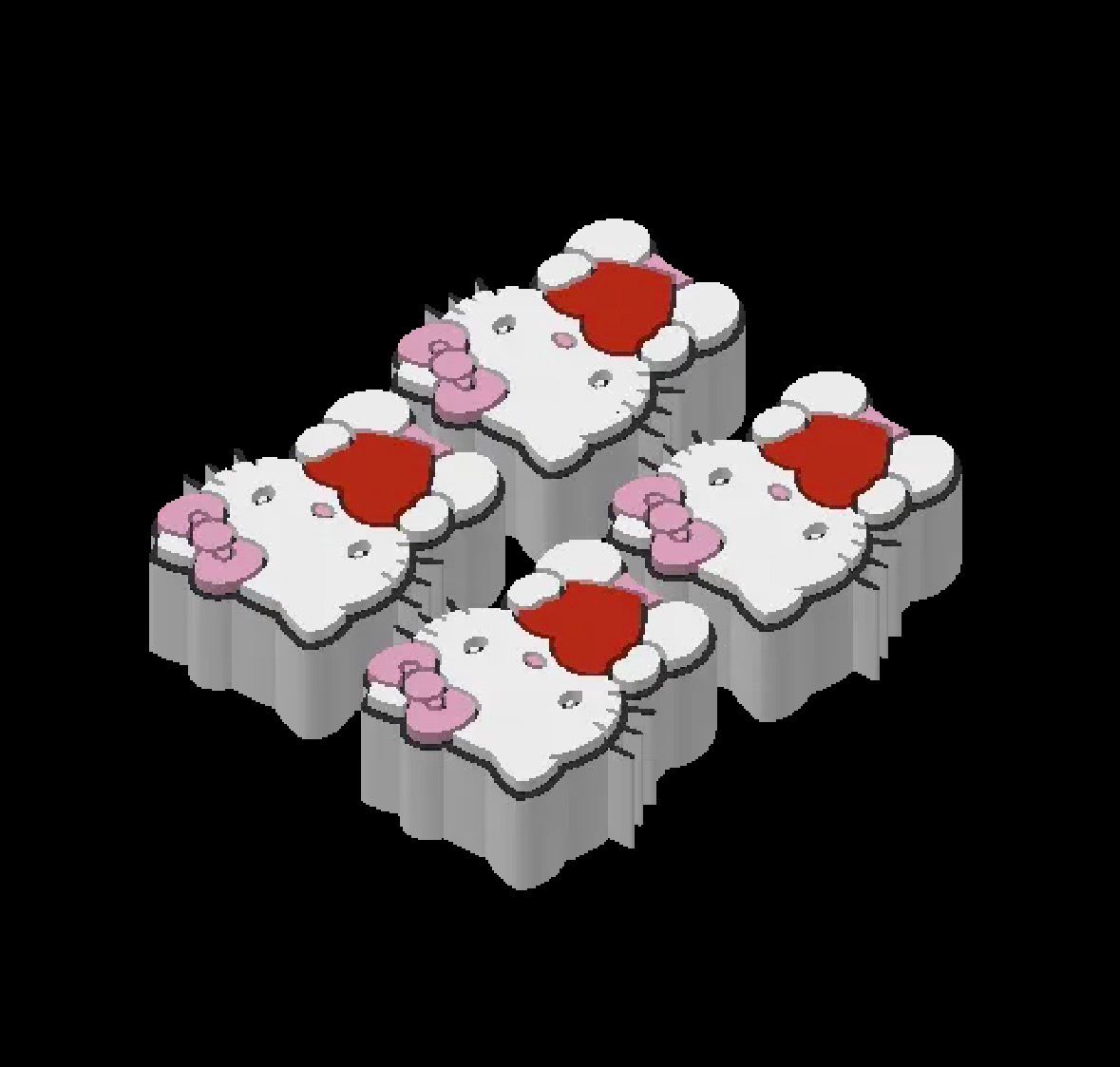 Hk Vday Heart Strawtopper