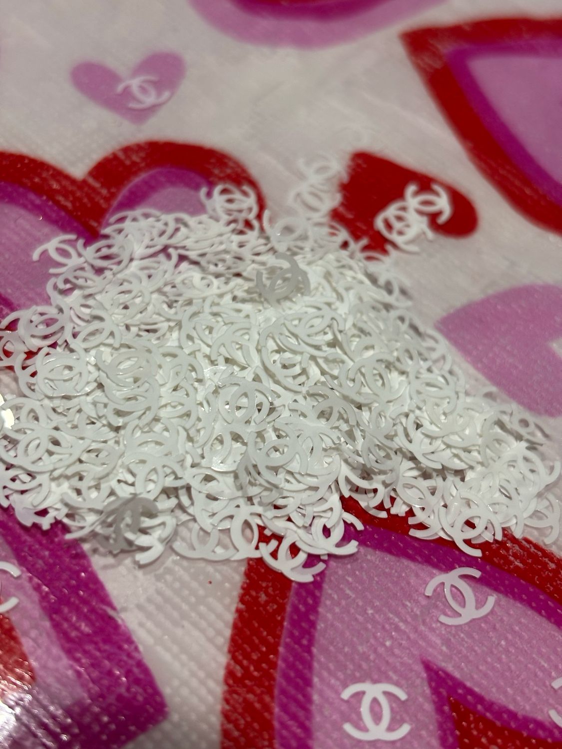 Cc Shaped Glitter 50 Grams