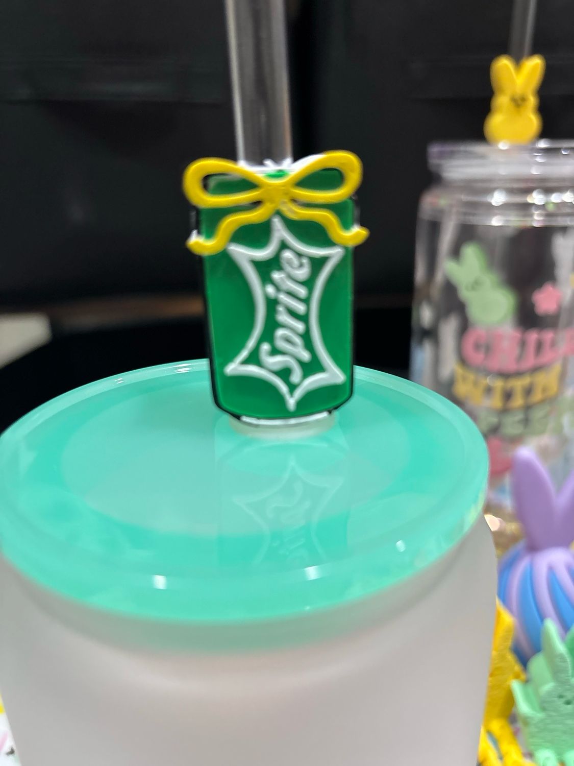 Sprite Inspired Straw topper