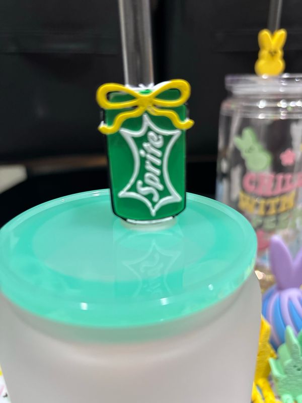 Sprite Inspired Straw topper