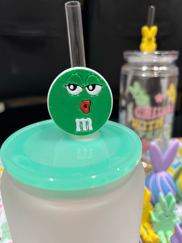 Green Candy Strawtopper